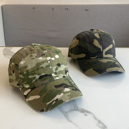 Camouflage Peaked Cap Cotton Versatile Casual